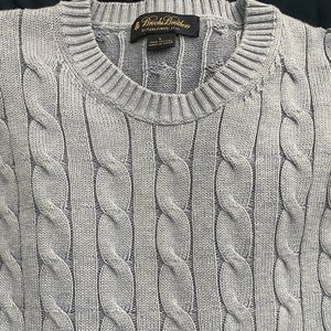Brooks Brothers cable knit sweater